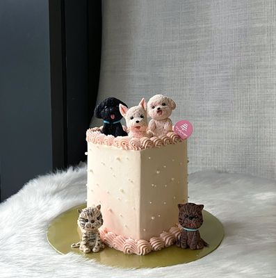 Animal Dog Puppy Cake 5