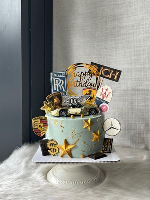 Car Cake - Golden Cake 2