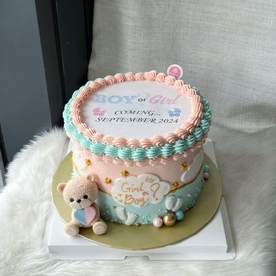 Gender Reveal - Burn Away / Flaming Cake 26