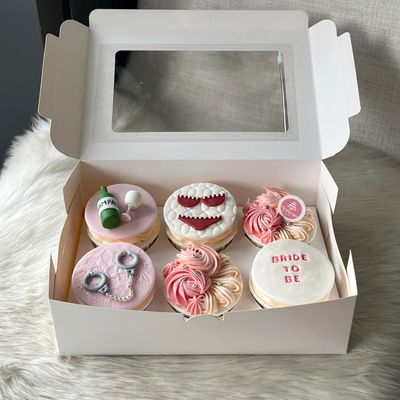 Couple Relationship Love Cupcakes - Wedding Bachelor / Bachelorette / Engagement Hens Night Bride To Be 2