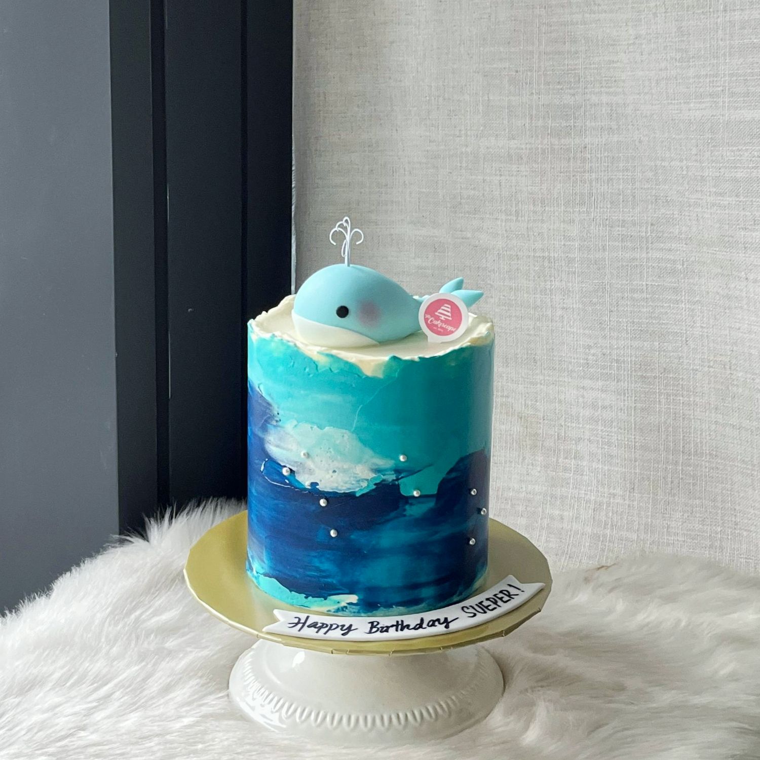Blue Whale Cake