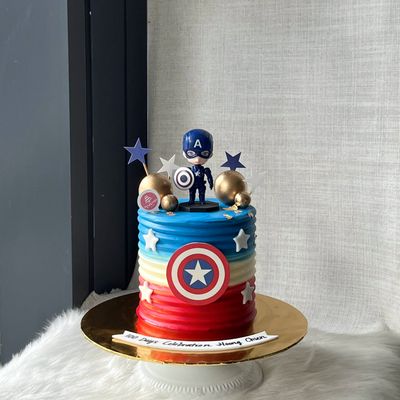 Marvel Avengers Superhero Cake 23 Captain America