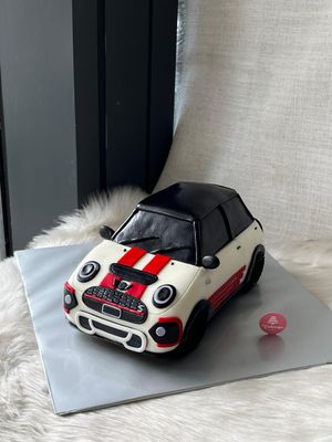 Car - 3D Mini Cooper Cake 1