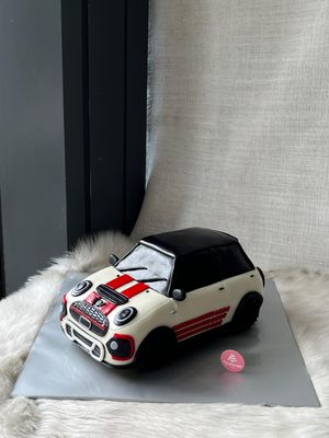 Car - 3D Mini Cooper Cake 1