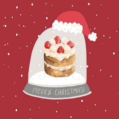 Christmas Themed Cake