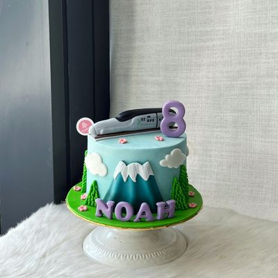 Bullet Train Cake