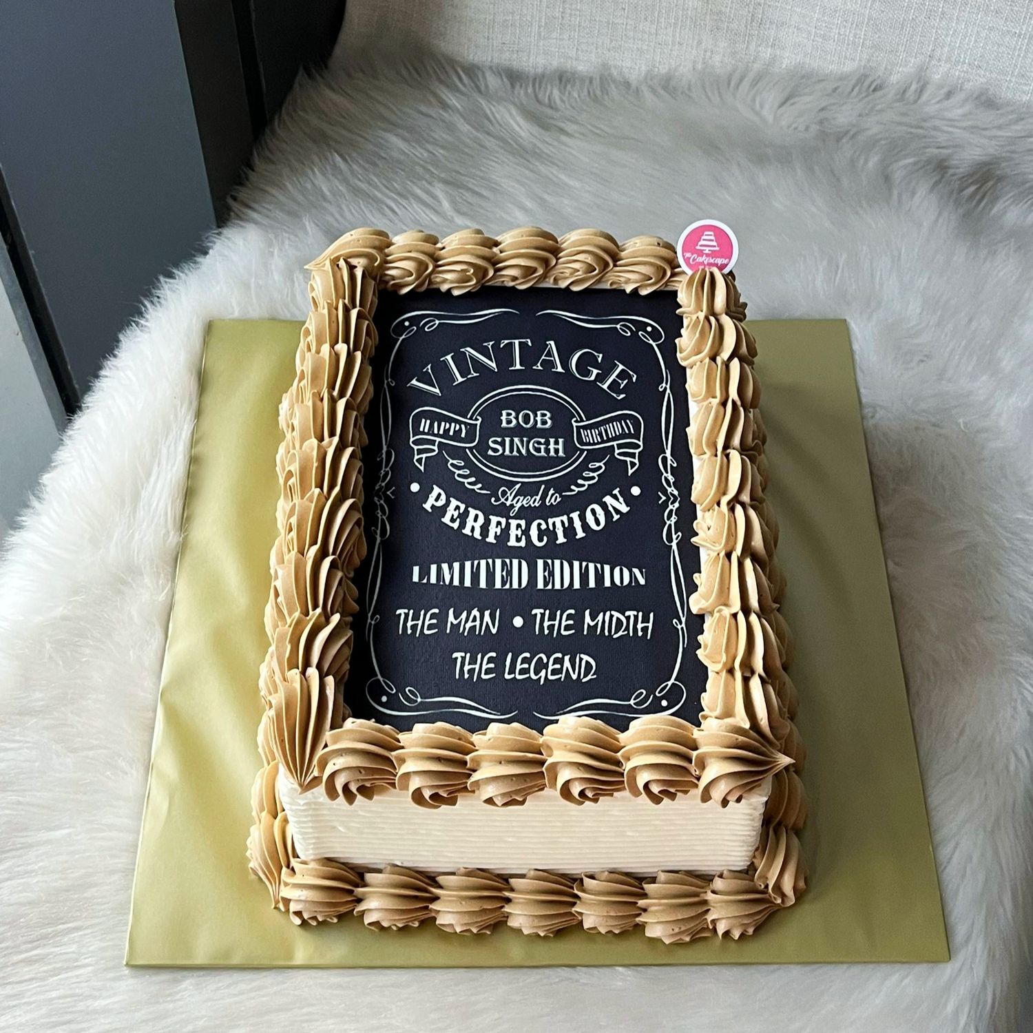 Vintage Dude Cake