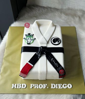 Jiu Jitsu Uniform Cake