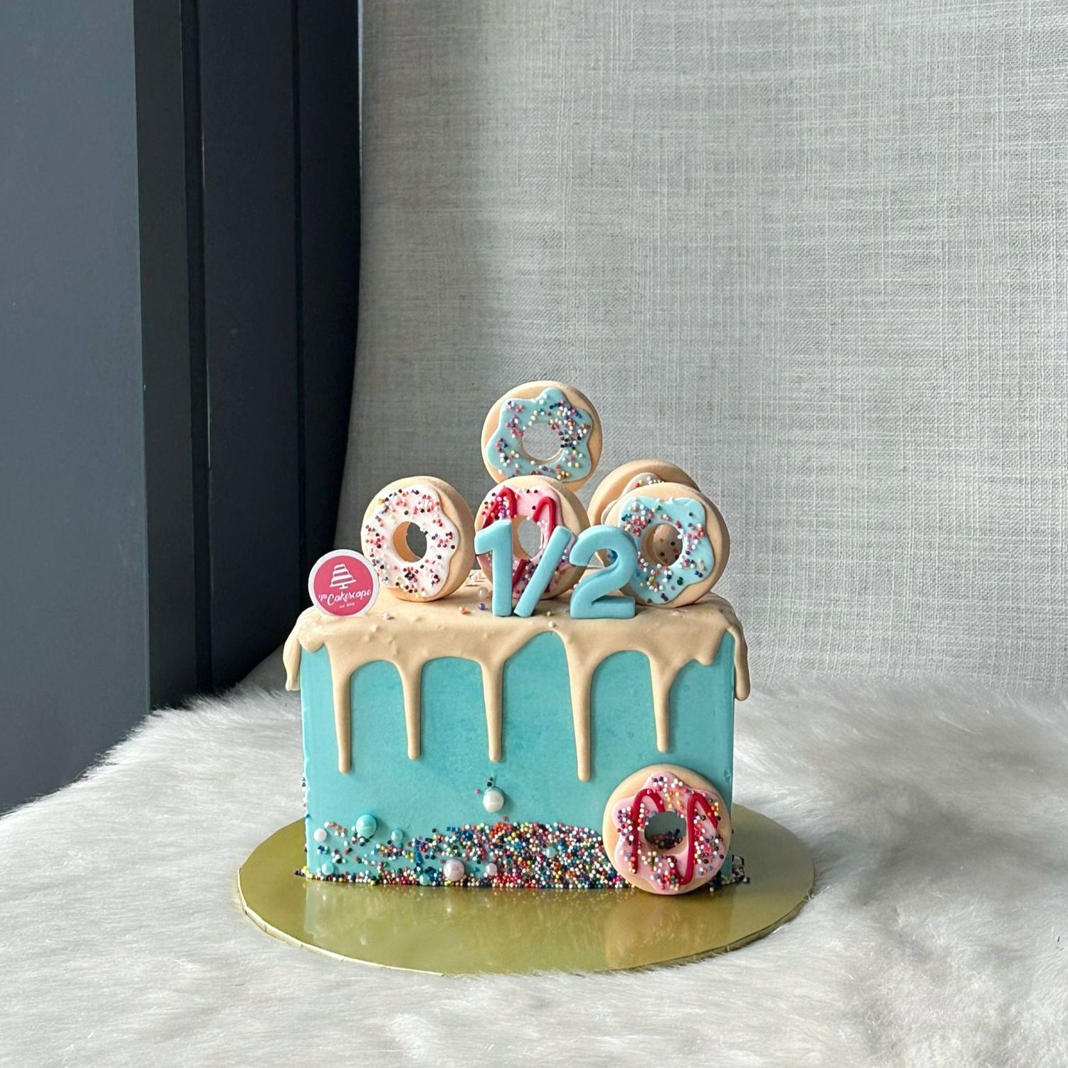 Half Donut Cake