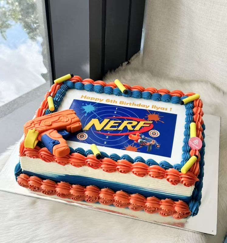 Nerf Rectangular Cake Nerf Rectangular Cake
