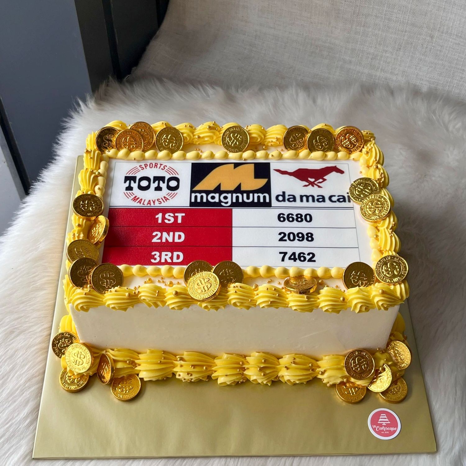 Money Toto Magnum 4d Cake