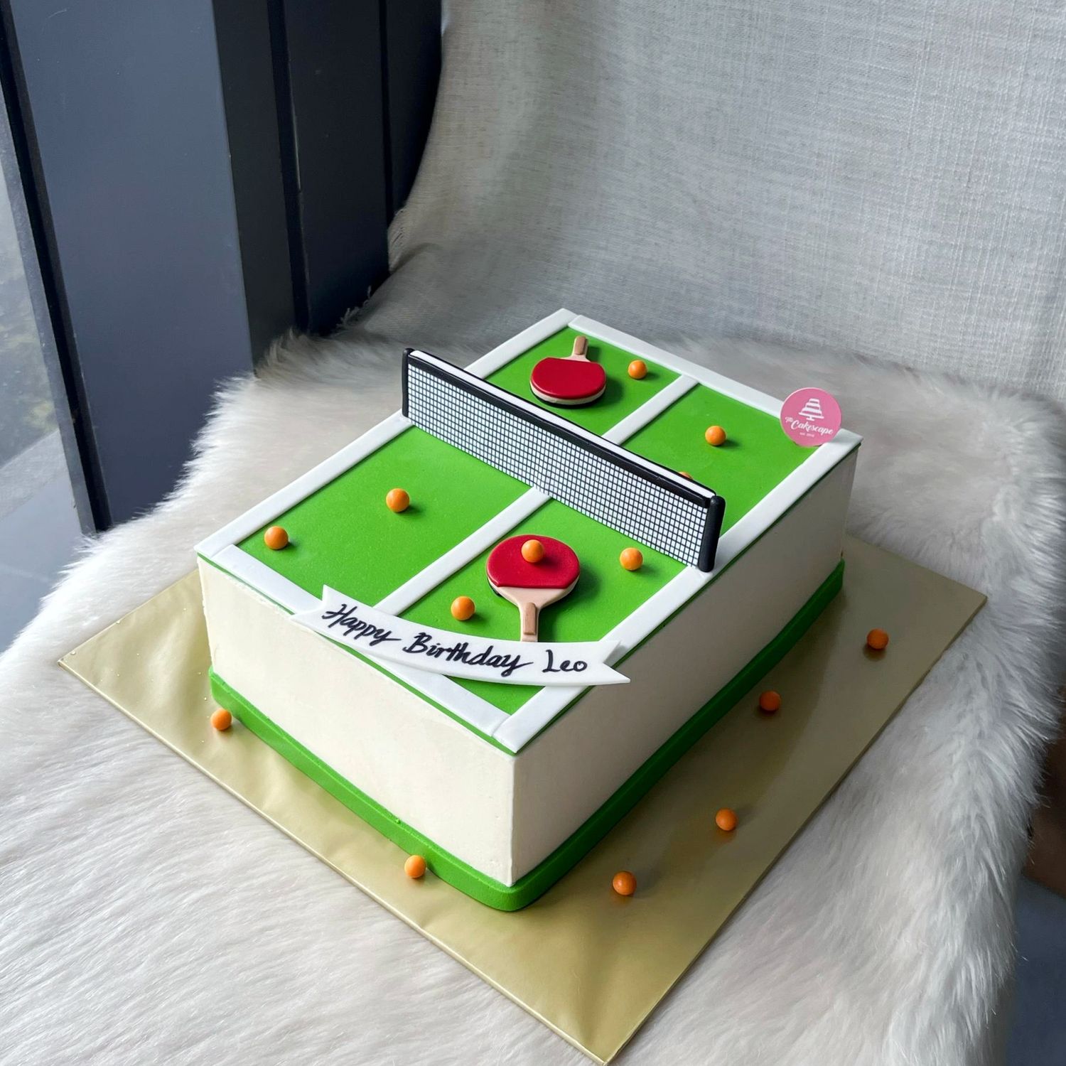 Table Tennis Ping Pong Cake