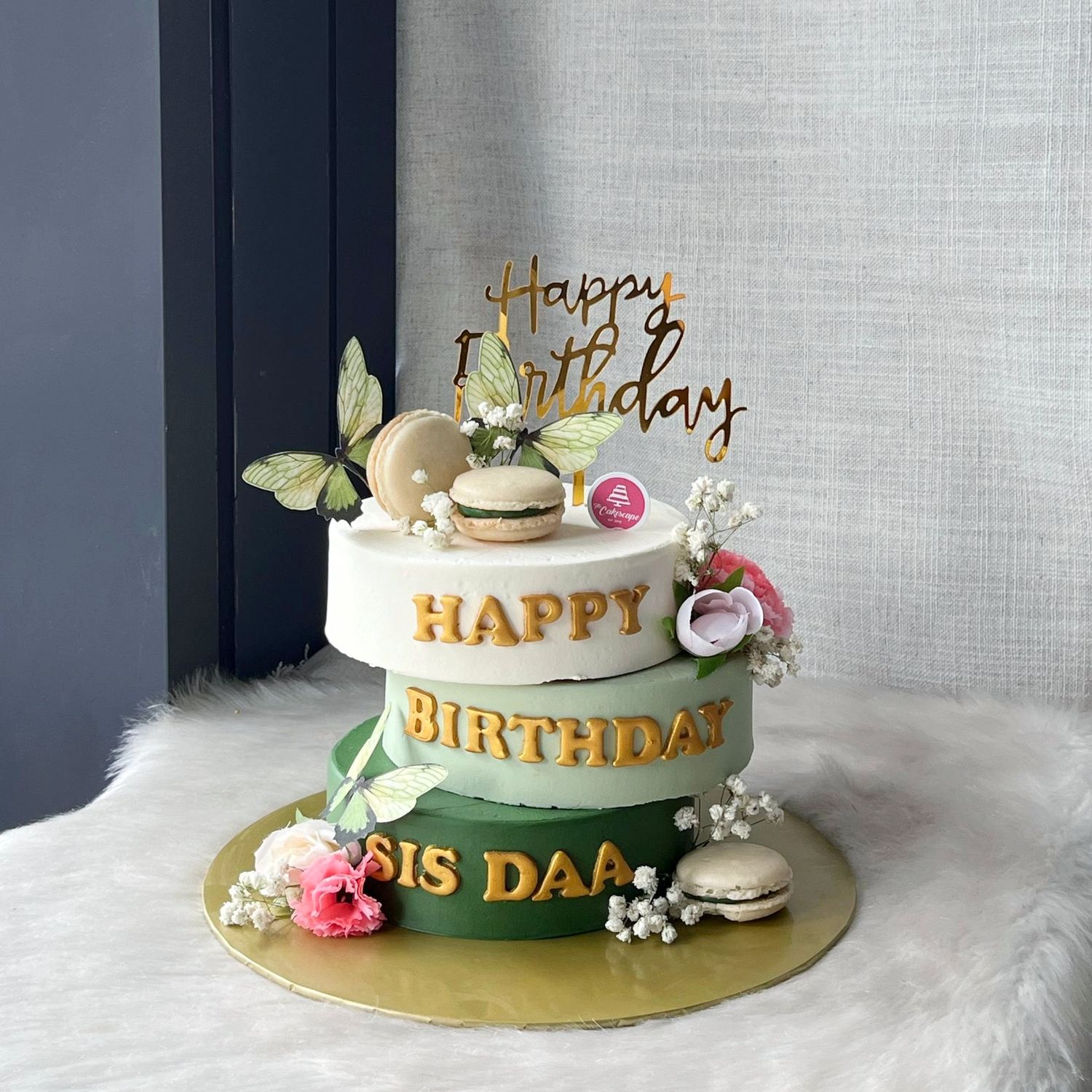 Butterfly Cake 13 - 3 Layer Cake
