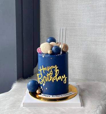 Cobalt Blue Cake