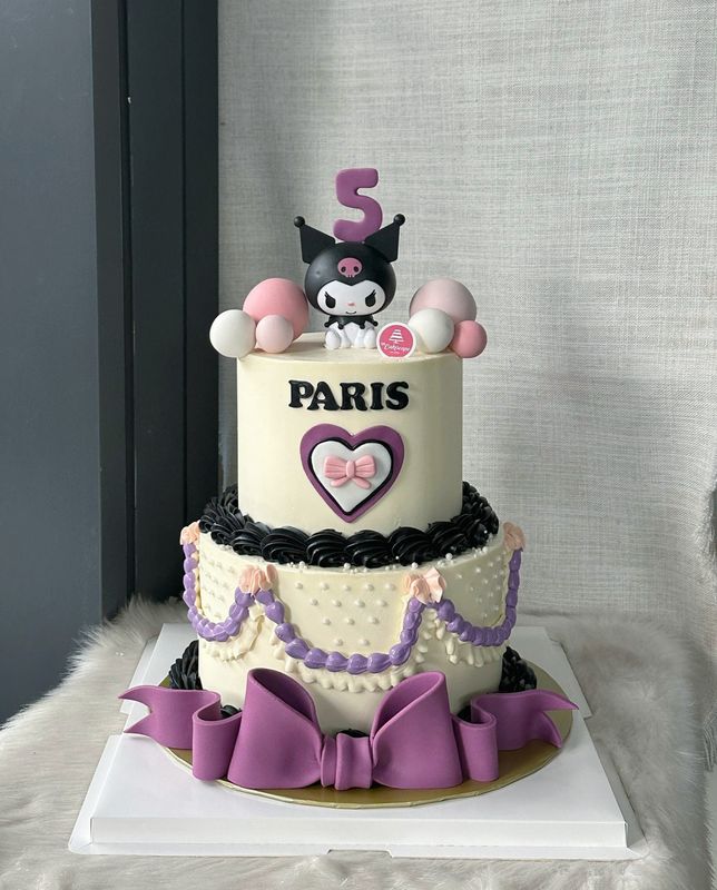 Sanrio - Kuromi Cake In 2 Tiers