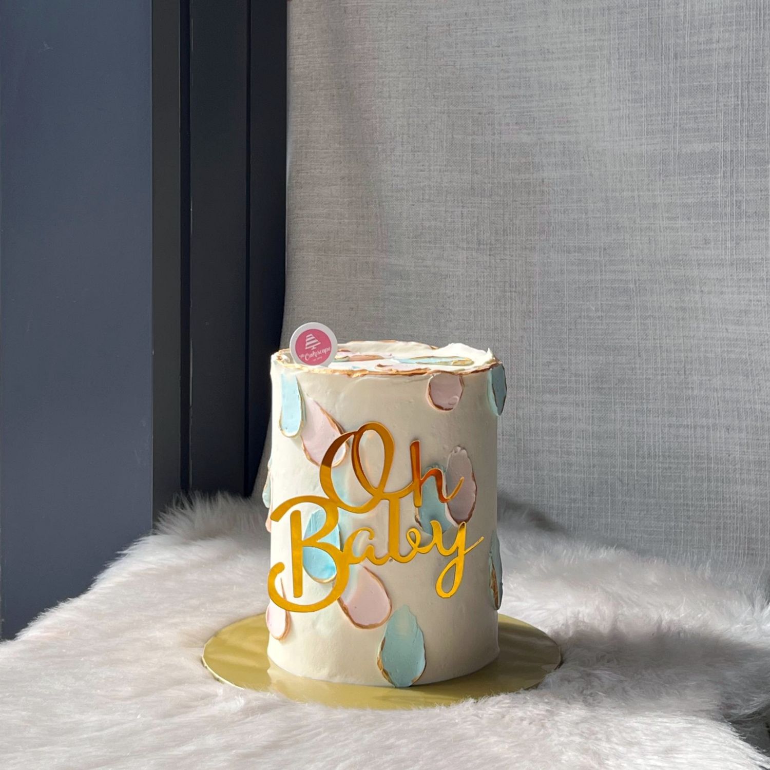 Pregnancy Mom To Be Baby Gender Reveal Cake 12