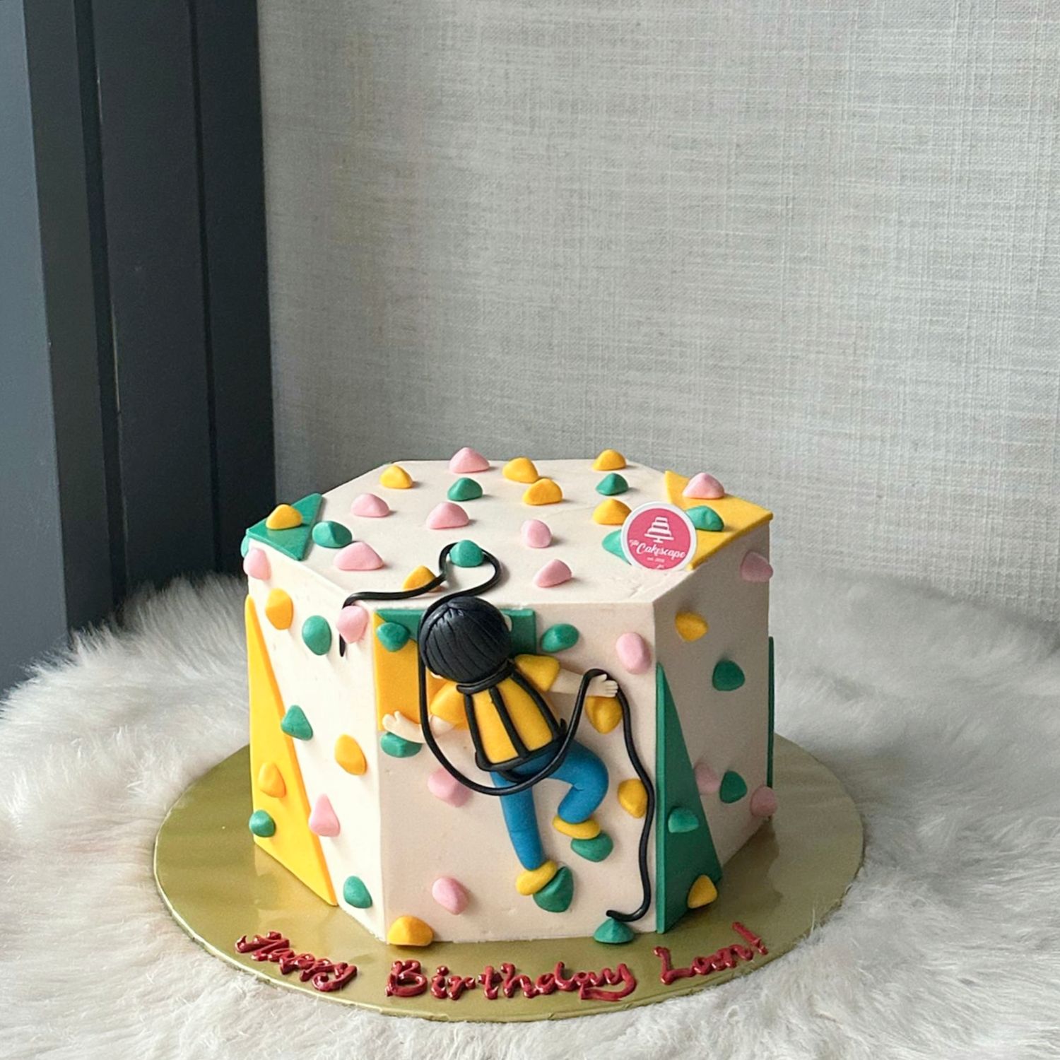 Rock Climbling Cake