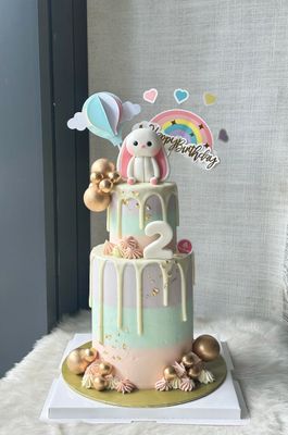 Baby Rabbit Cake 3 In 2 tiers