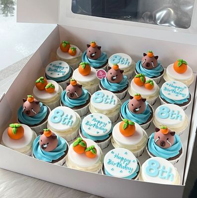 Capybara Cupcakes