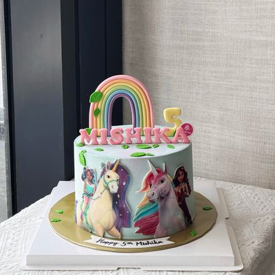 Unicorn Academy Cake