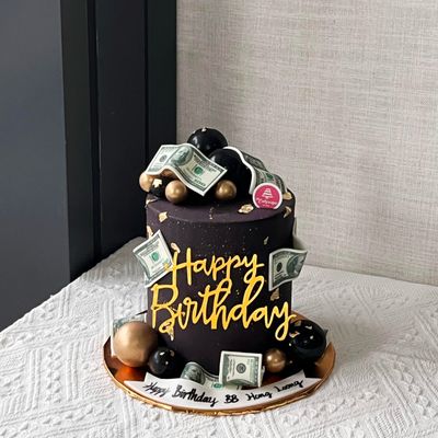 Money Cake 6 Black Dollar