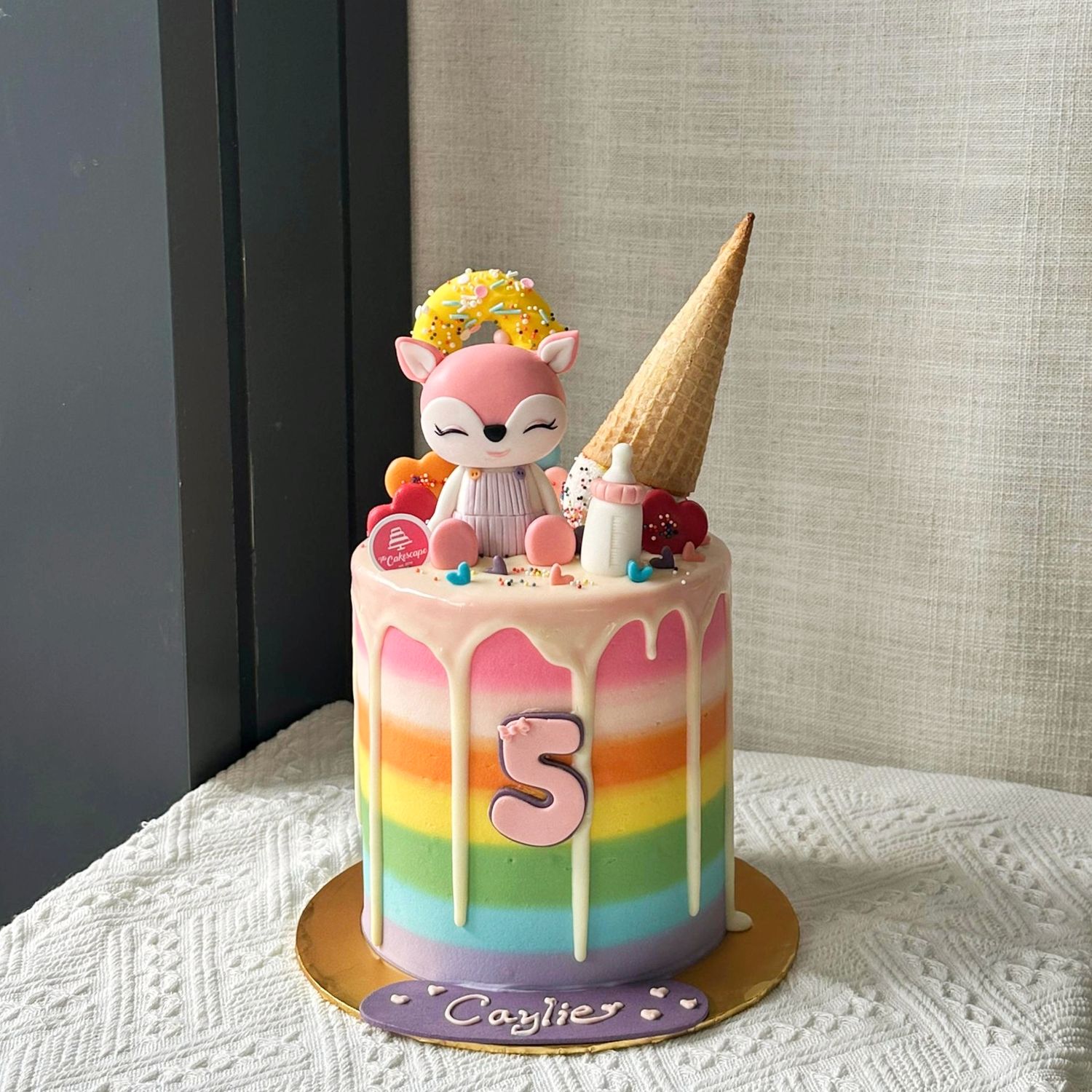 Fox Rainbow Cake