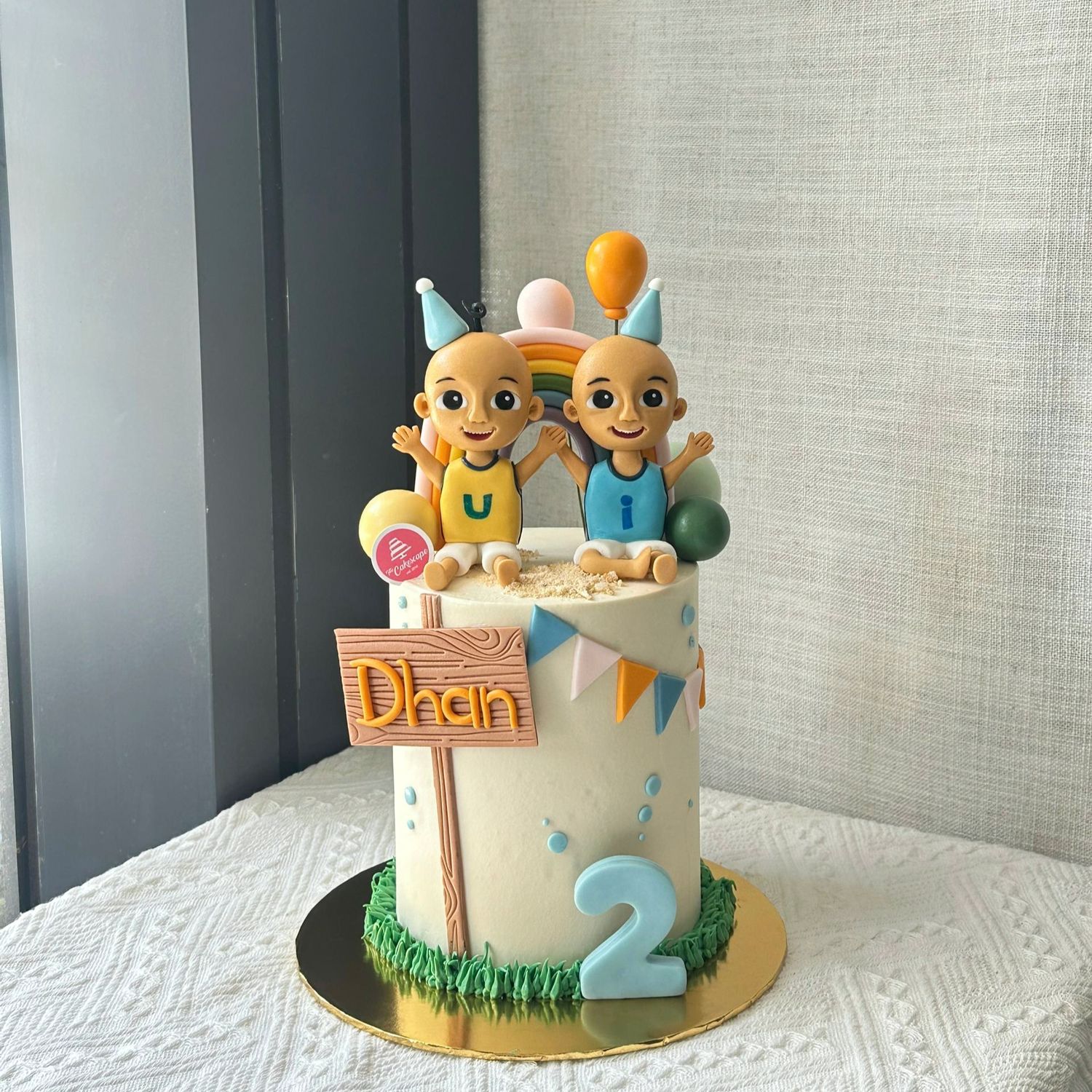 Upin &amp; Ipin Cake 1
