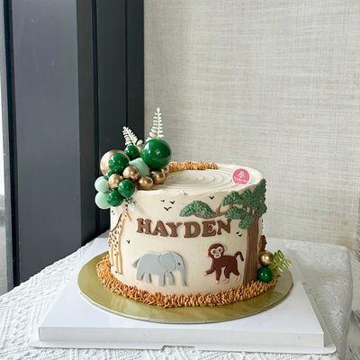 Animal Safari Jungle Cake 19