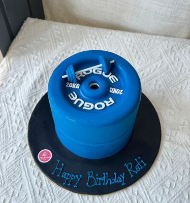 Gym Day Cake 5 Barbell
