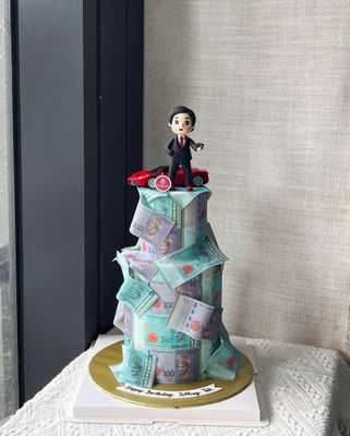 Dad / Father / Man King Boss Cake 14 Money