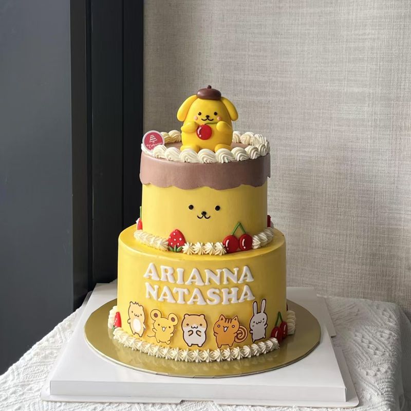 Sanrio -Pompomrurin Cake in 2tier