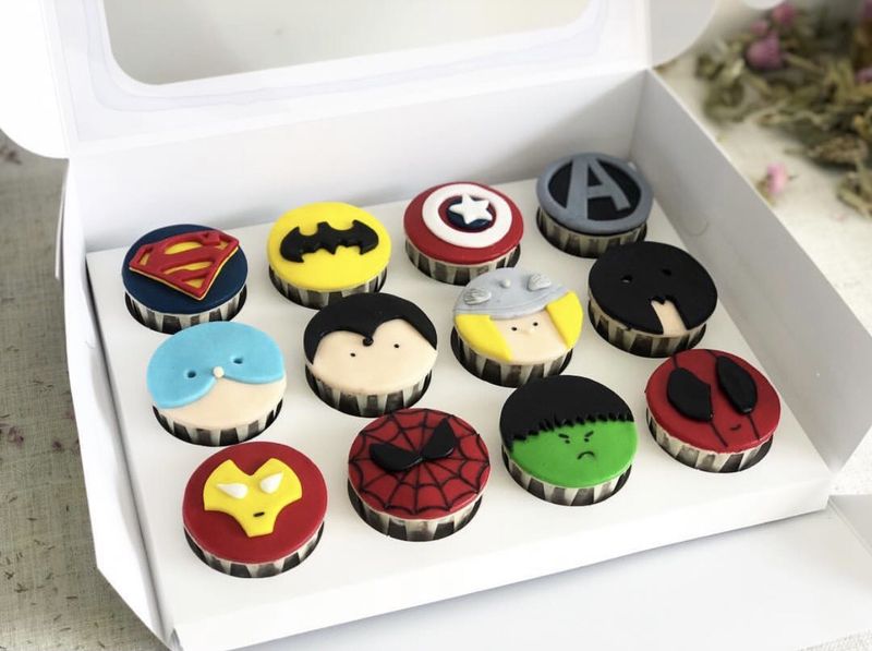 Marvel Avengers Superhero Cupcakes 1 Marvel Avengers Superhero Cupcakes 1