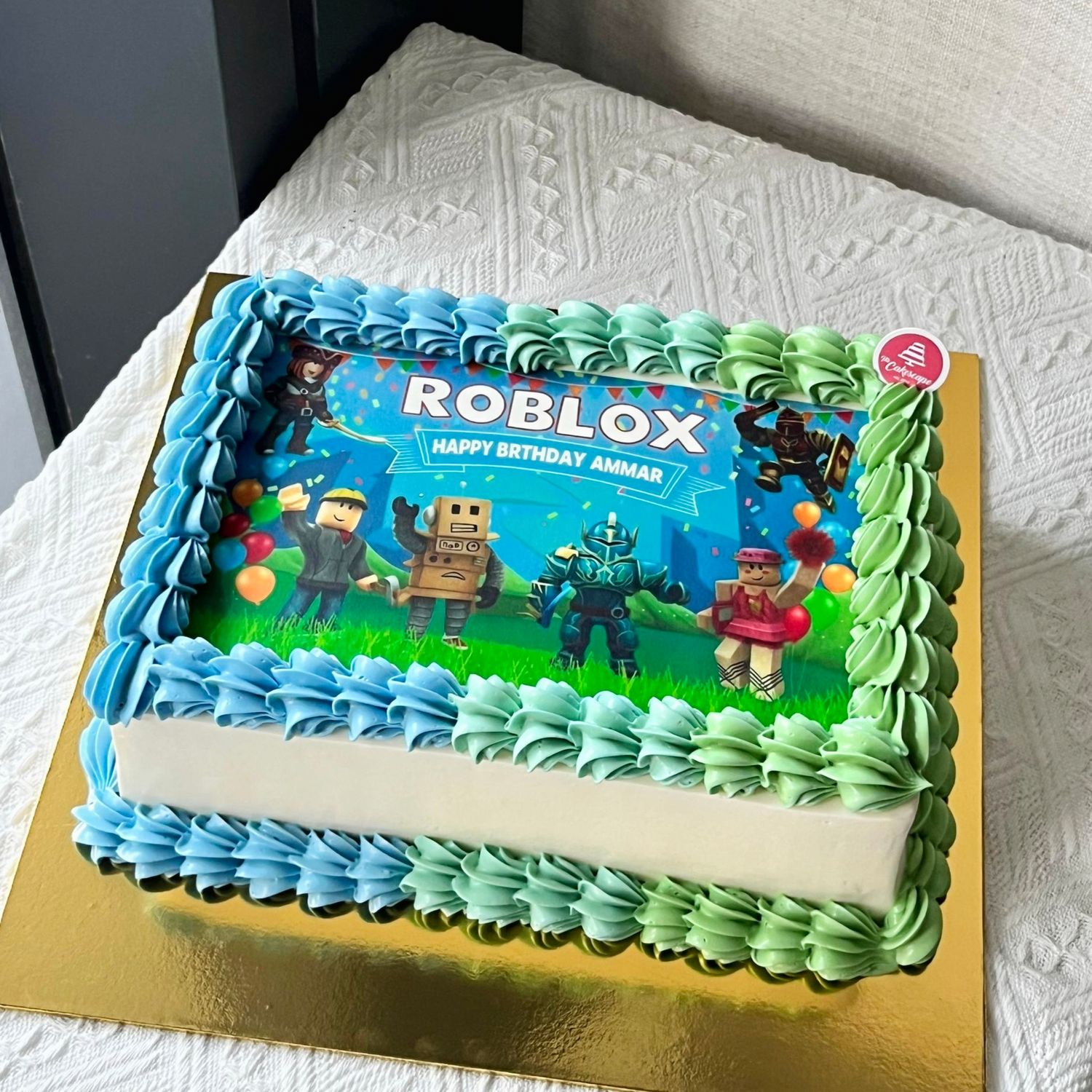 Roblox Rectangular Cake