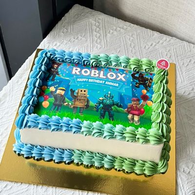 Roblox Rectangular Cake