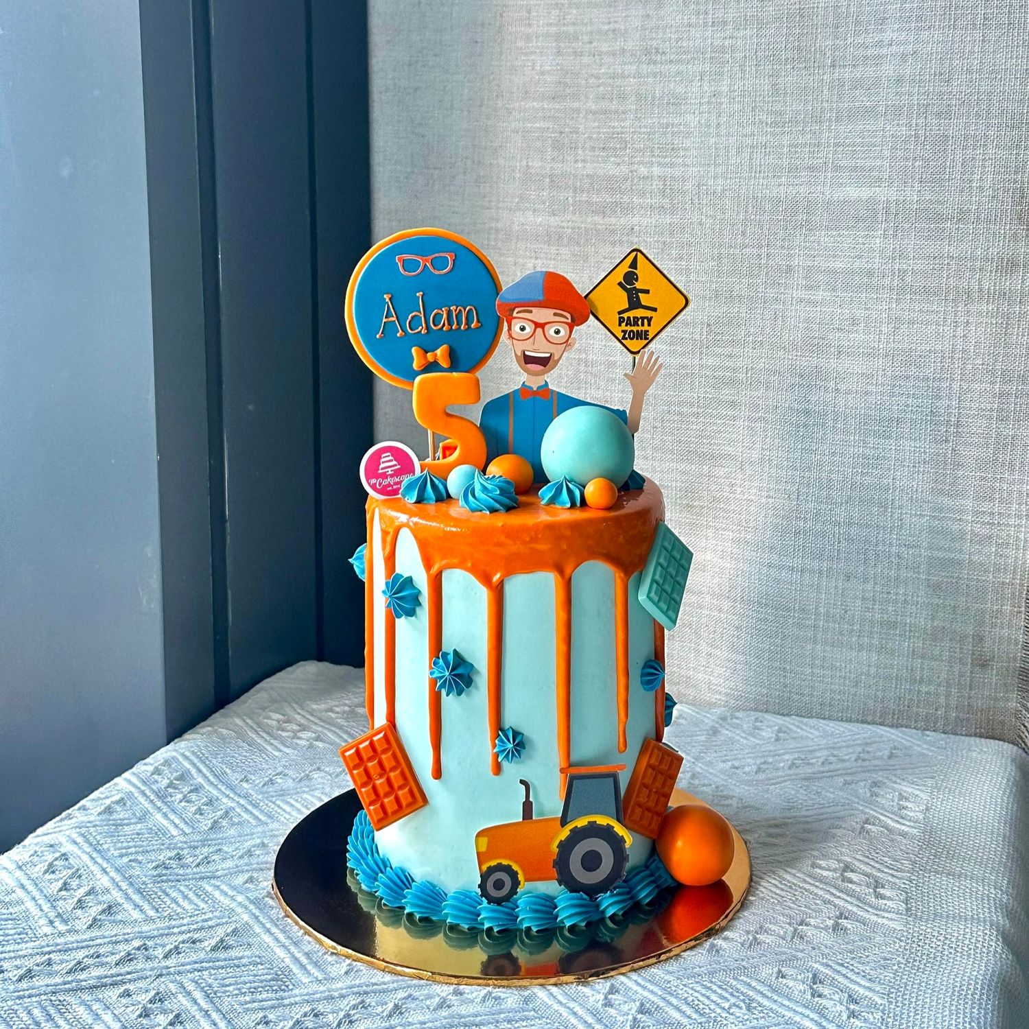 Blippi Cake 4