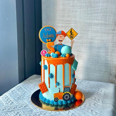 Blippi Cake 4