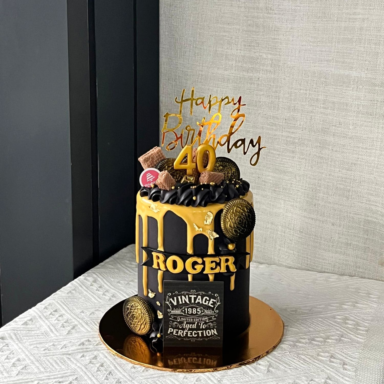 Vintage Dude Cake 2