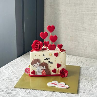 Hybrid Cake - Couple Relationship Love Cake 6