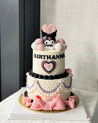 Sanrio - Kuromi Cake In 2 Tiers