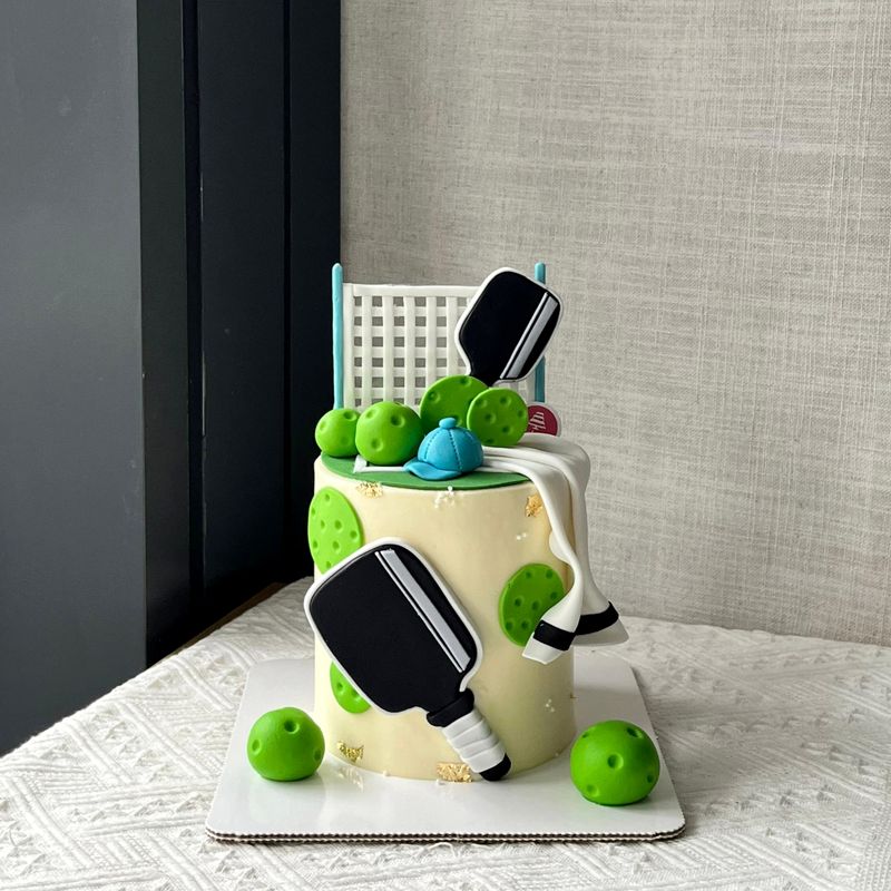 Pickleball Ball Cake 1