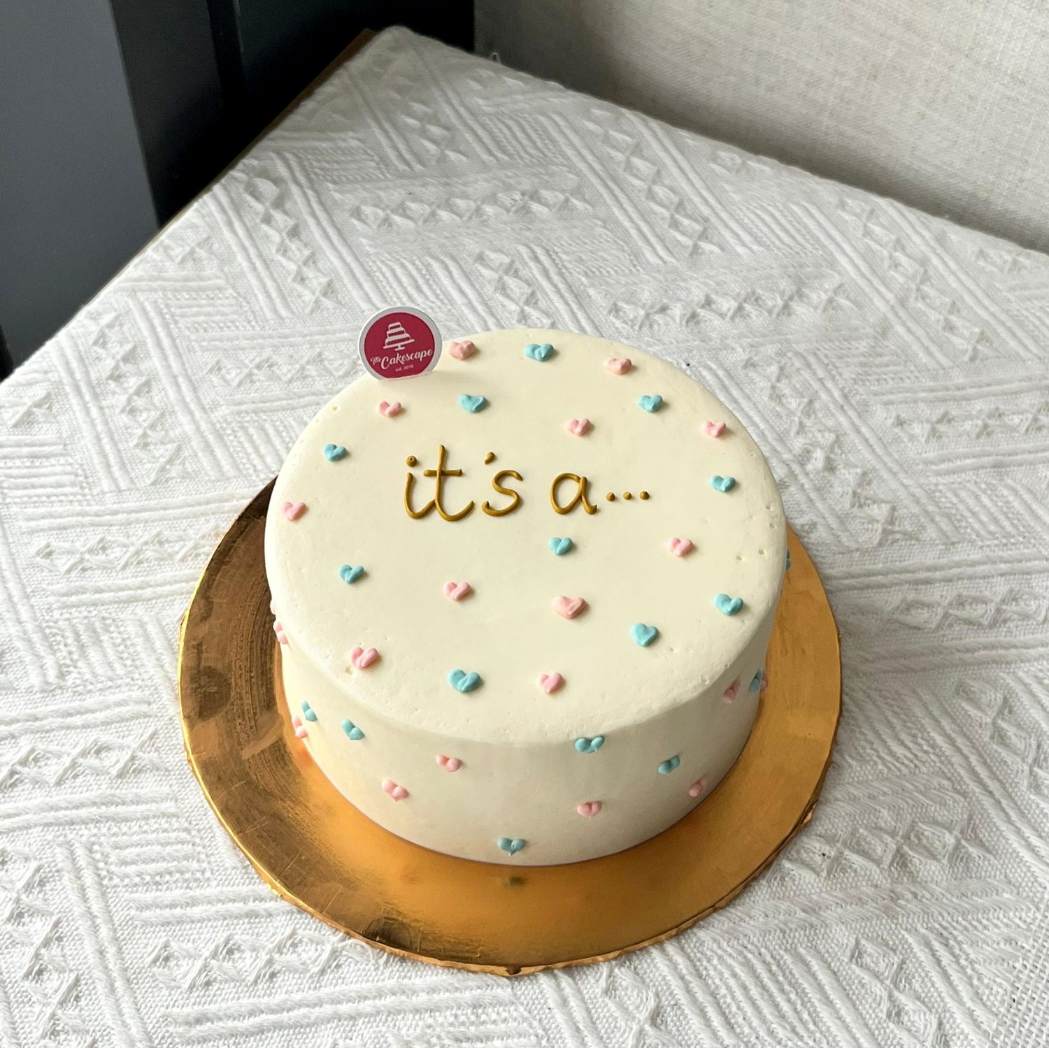 Pregnancy Mom To Be Baby Gender Reveal Cake 13