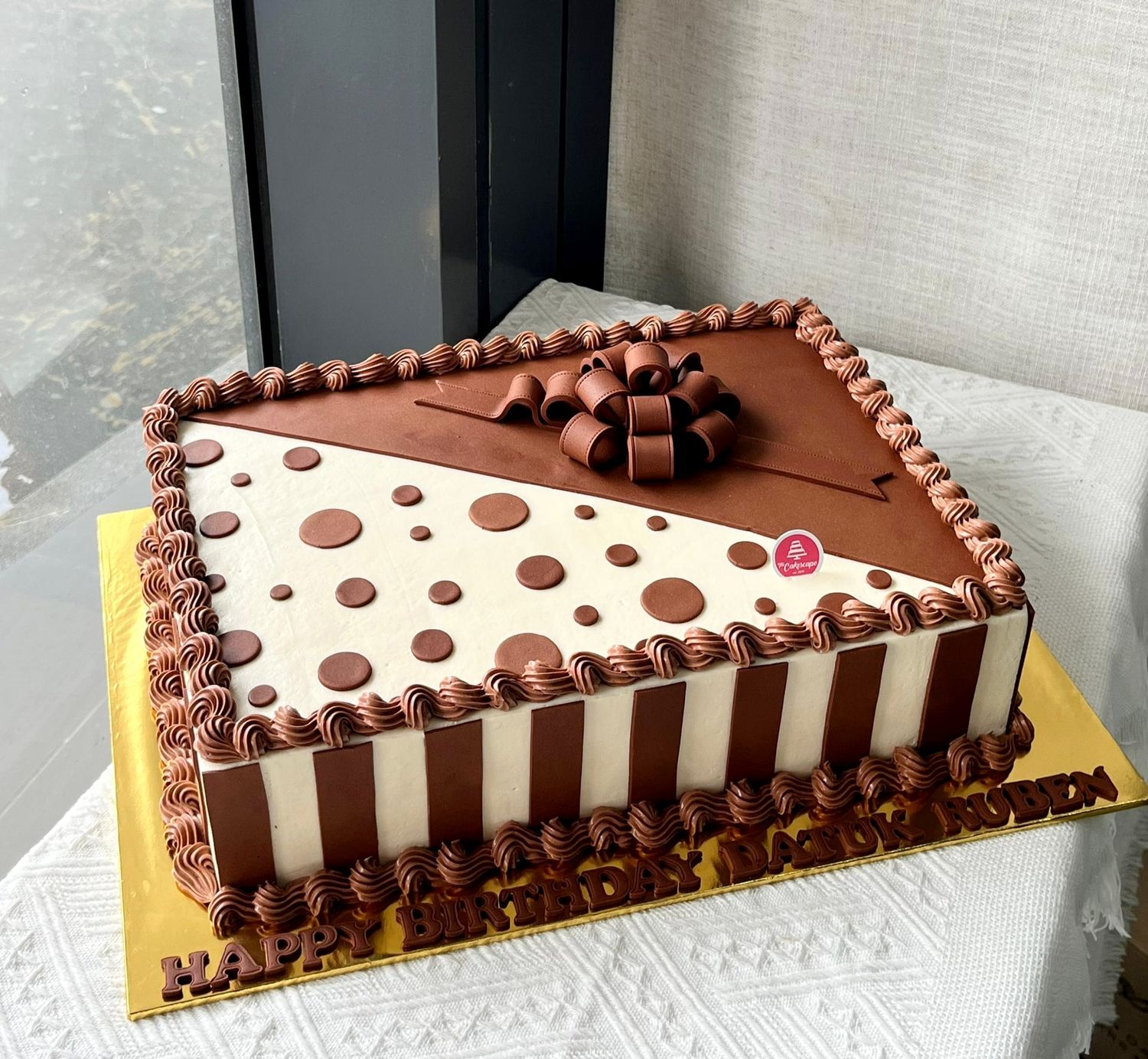Rectangular Brown Cake