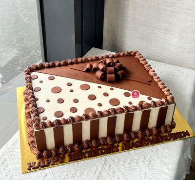 Rectangular Brown Cake