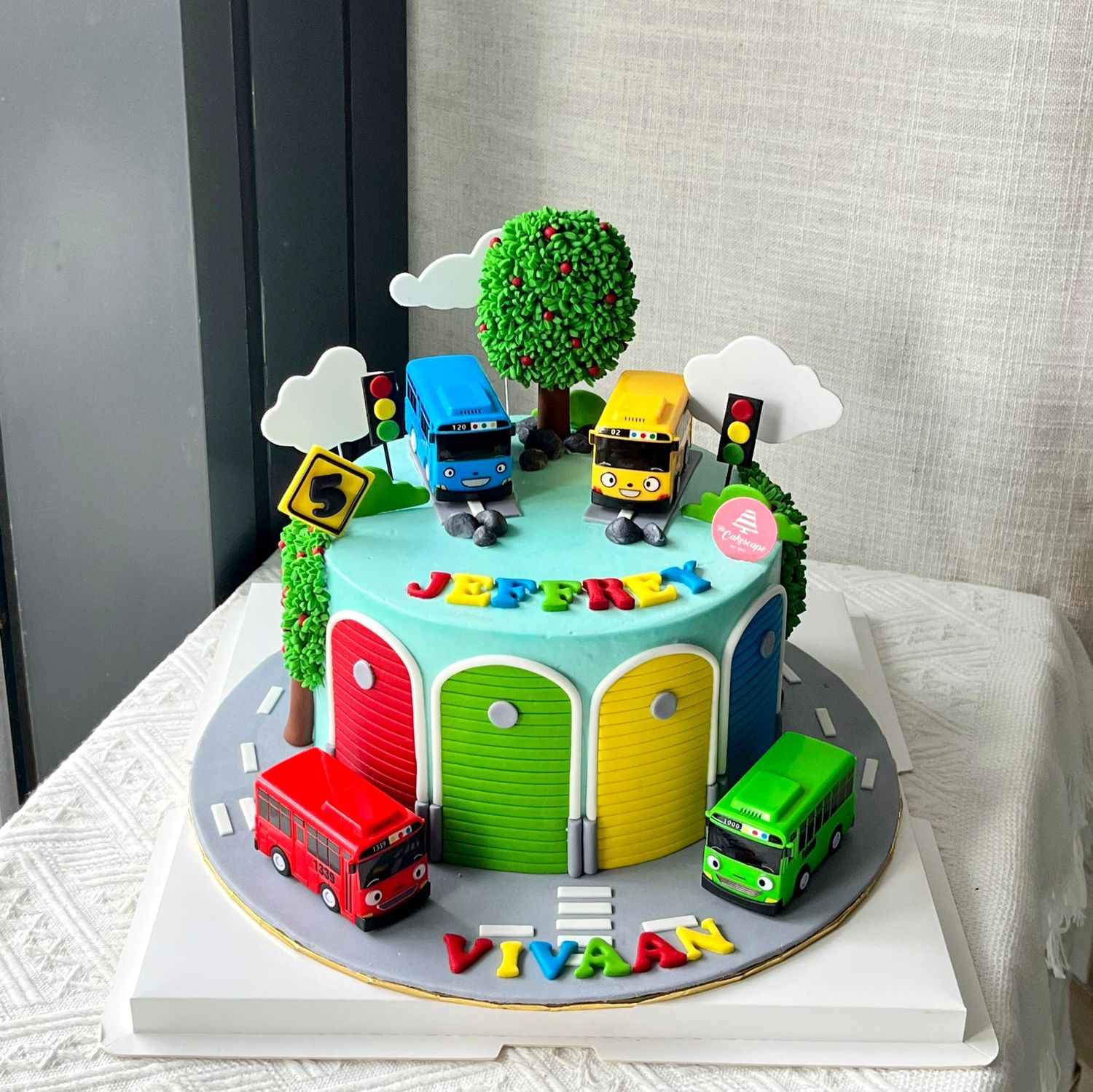 Tayo Bus Cake 2
