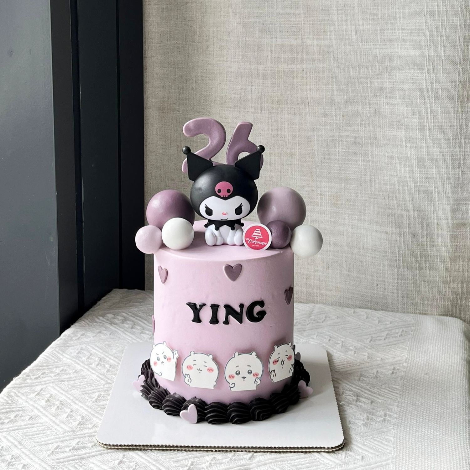 Sanrio - Kuromi Cake 4 Chiikawa