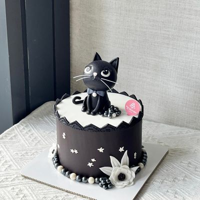 Black Cat Cake Black Cat Cake