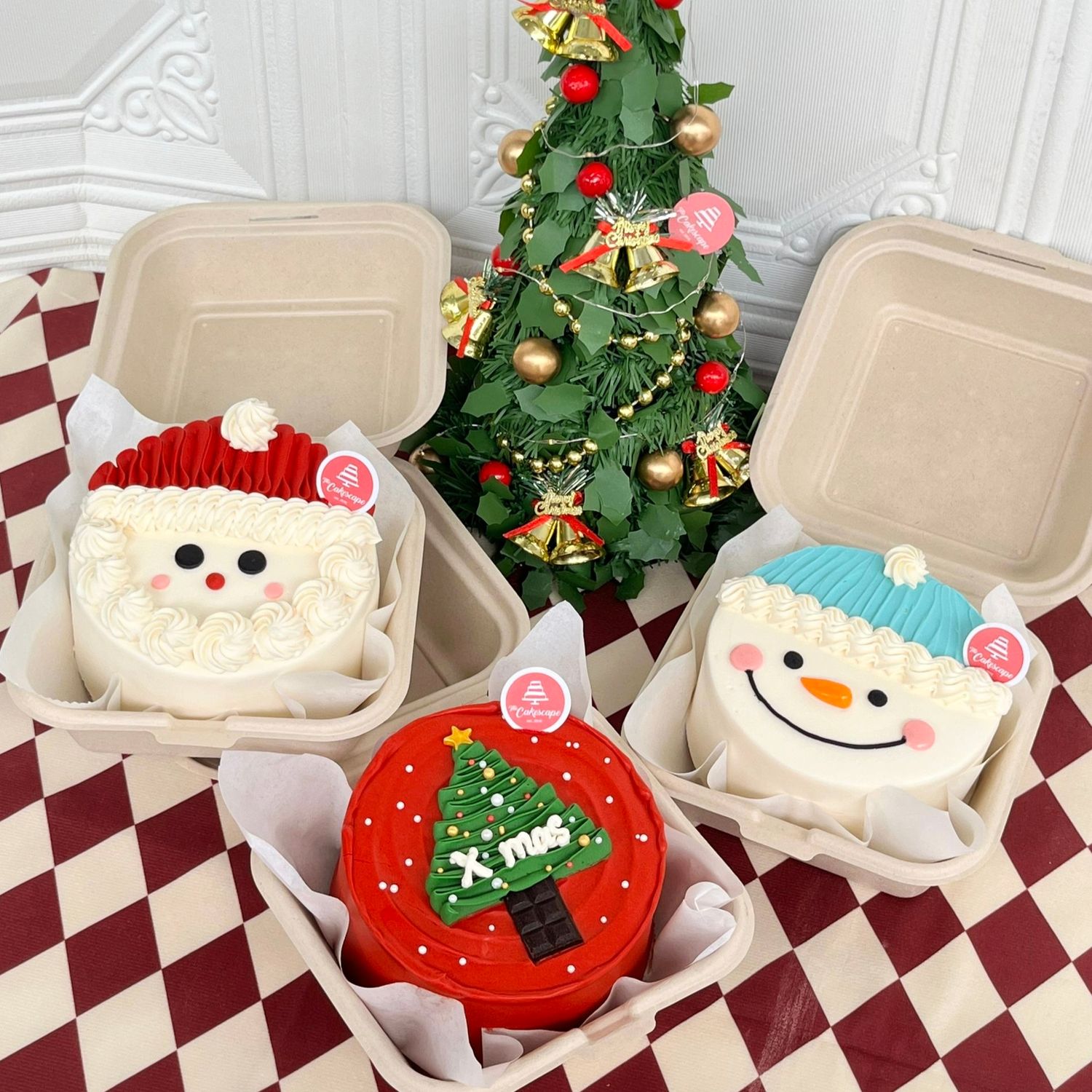 Festive - Christmas / Xmas Bento Cake 