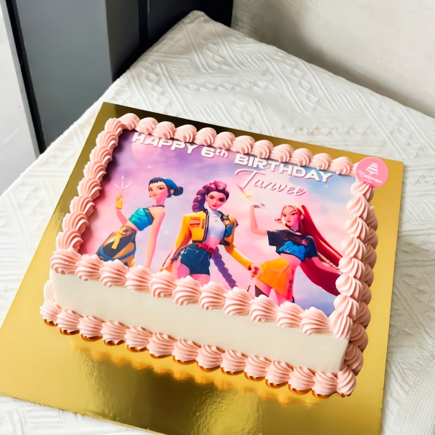 Kpop Demon Hunter Rectangular Cake Kpop Demon Hunter Rectangular Cake