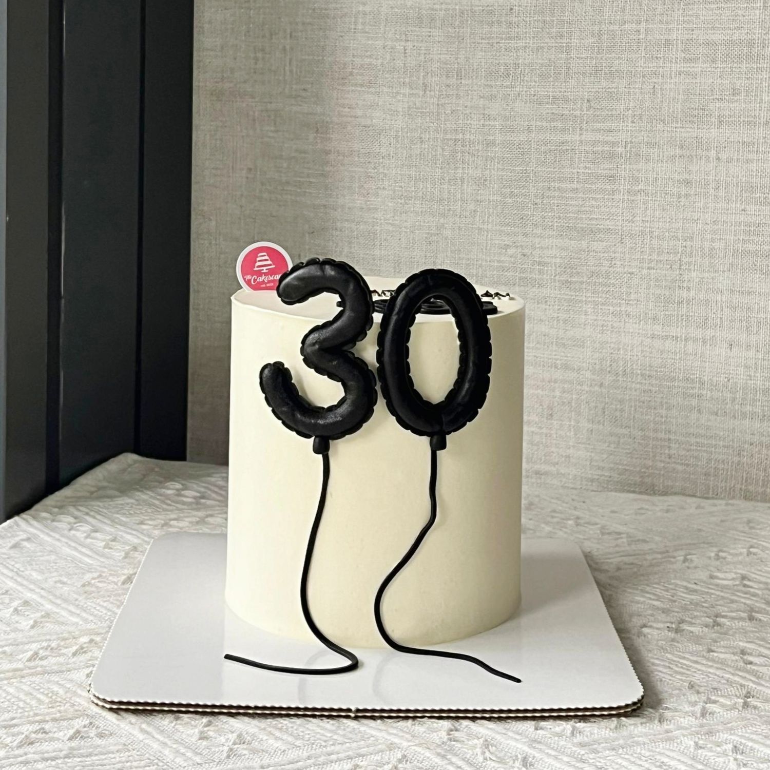 Number Balloon Cake