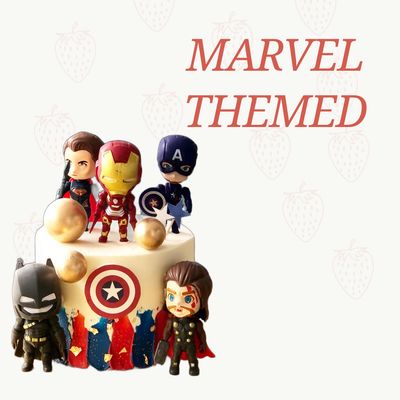 Marvel Avengers Themed Cake